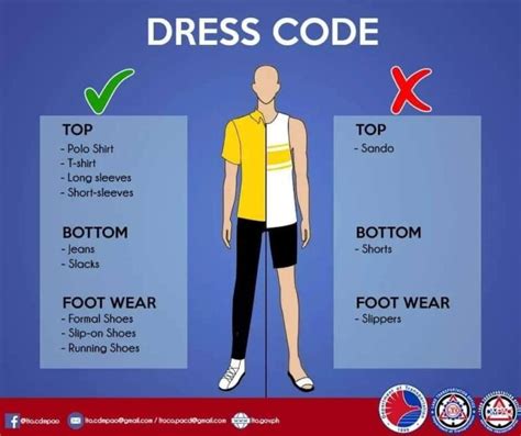 Dress Code Uniform when Visiting LTO Office .